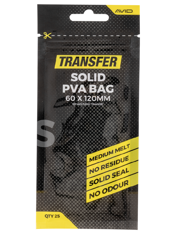 Avid carp pva sáčky transfer solid pva bag - small (60x120 mm)