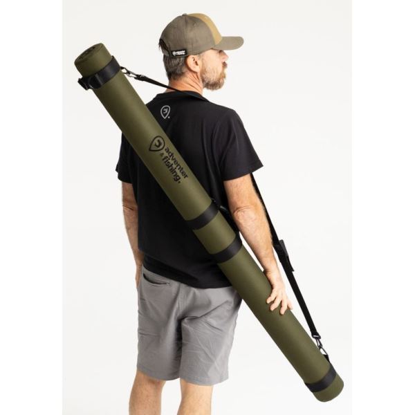 Adventer & Fishing Cestovní Tubus Na Pruty Dark Green Khaki