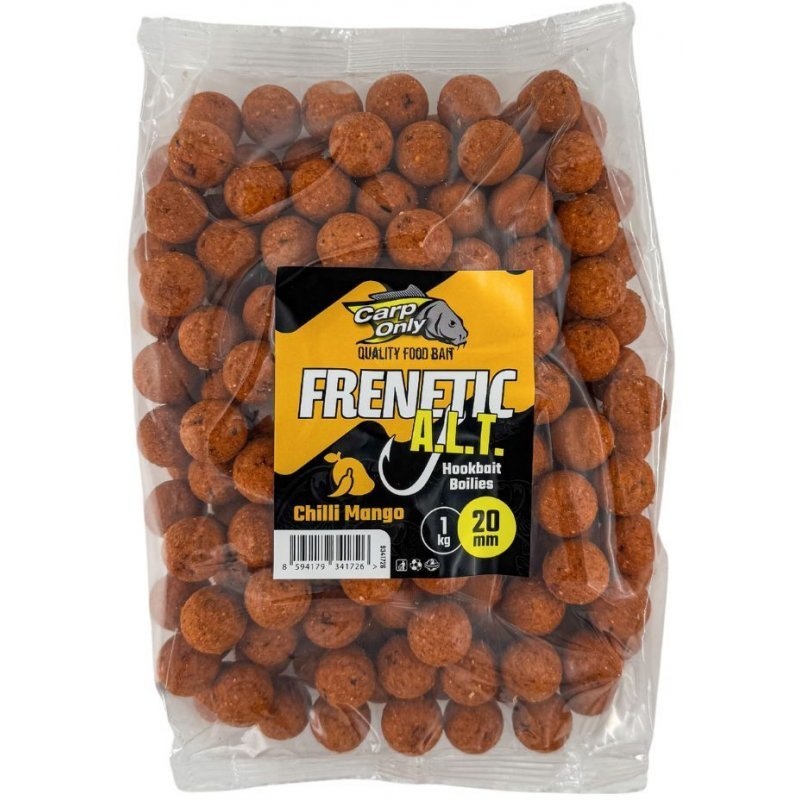 Carp only boilies frenetic a.l.t. hookbaits chilli mango 1 kg - 20 mm