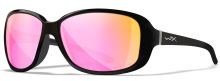 Wiley X Polarizační Brýle Affinity Captivate Polarized Rose Gold Mirror Smoke Green Gloss Black