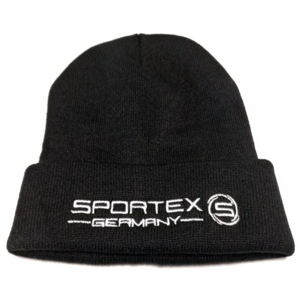 Sportex Zimní Čepice s Logem Černá