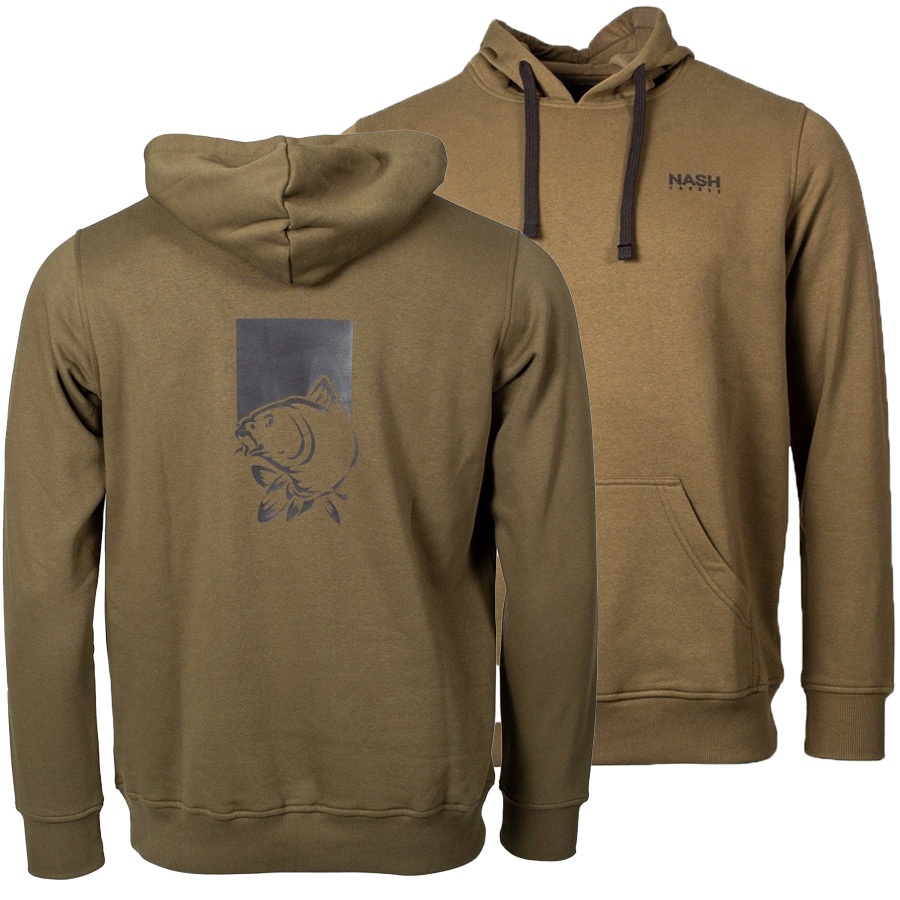 Nash mikina make it happen hoody fish logo green - xl