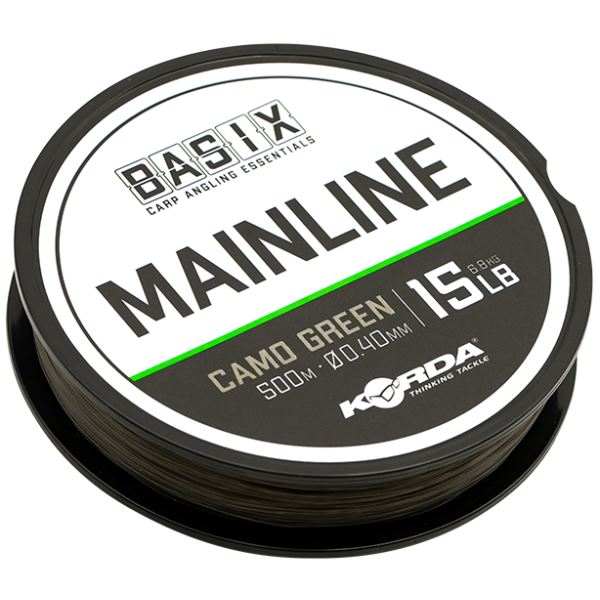 Korda Vlasec Basix Main Line Camo Green 500 m