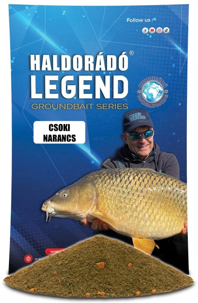 Haldorádó krmítková směs legend groundbait 800 g - čokoláda pomeranč