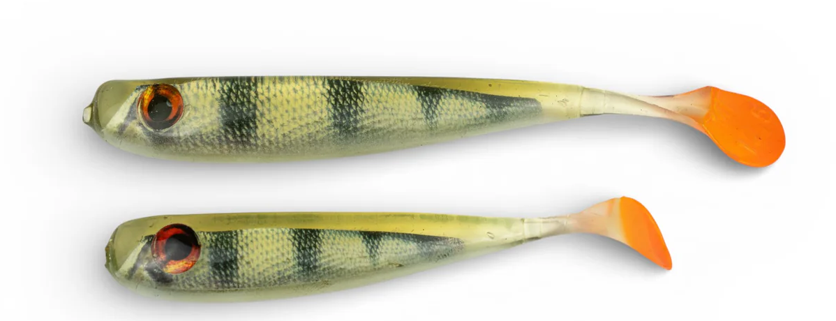 Levně Yaccuza gumová nástraha hand made killer natural perch - 12,5 cm 11 g 2 ks