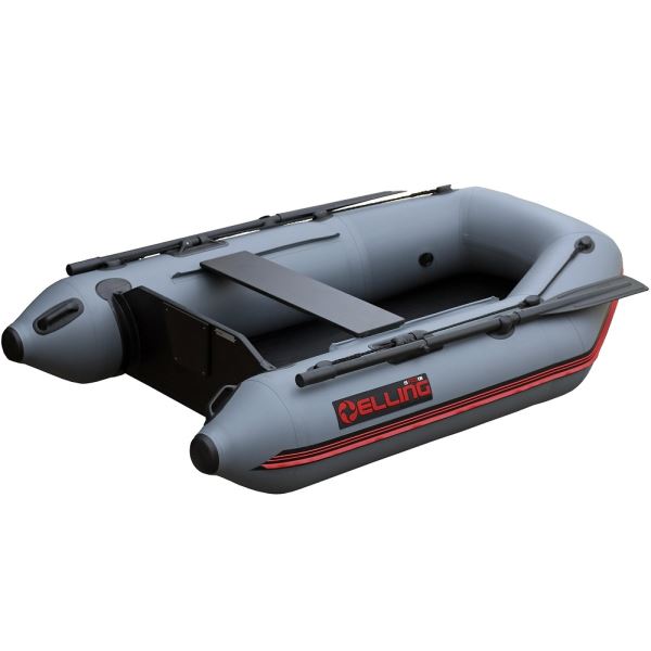 Elling Člun T200 Široký S Pevnou Skládací Podlahou Šedý 200