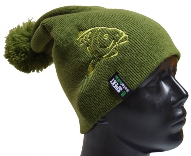 Levně R-spekt kulich pompom beanie khaki