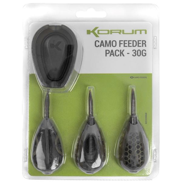 Korum Sada Krmítek Camo Feeder Pack 30 g