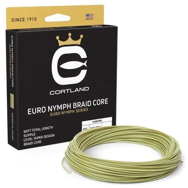 Cortland Muškařská Šňůra Euro Nymph Braid Core 022 Freshwater 90 ft