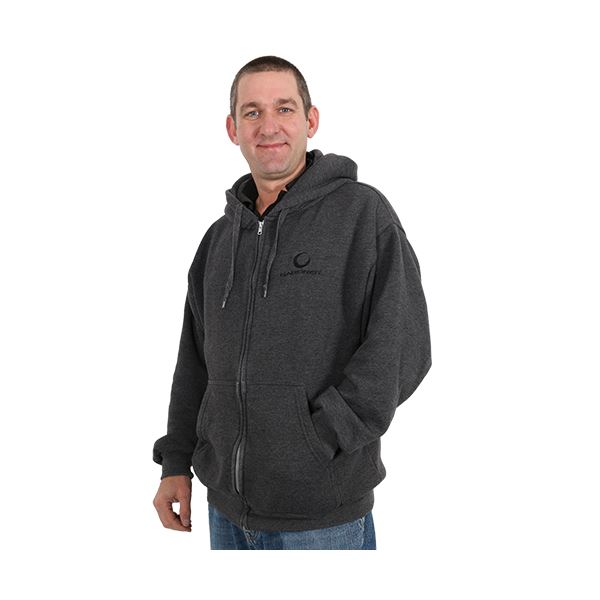 Gardner Mikina Grey Zip Thru Hoody