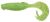 Keitech Gumová Nástraha Flapper Grub Lime Chartreuse - 4" 10,2 cm 6,5 g 7 ks