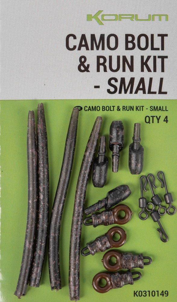 Levně Korum montáž camo bolt & run kit - small