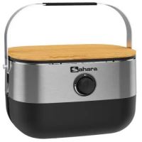 Meva Plynový Gril Piknik Párty Nerez 2,5 kW Přenosný