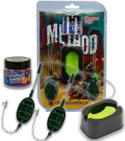 Benzar Mix Návazec Krmítko Set Rapid Longcast Háček 10 0,12 mm 7,65 kg - 65+65 g