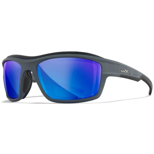 Wiley X Polarizační Brýle Ozone Captivate Polarized Blue Mirror Grey Matte Grey