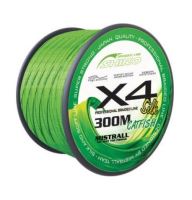 Mistrall Splétaná Šňůra Green Catfish 300 m - Průměr 0,80 mm / Nosnost 72,6 kg
