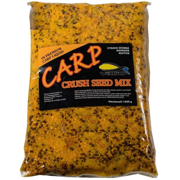 Vaďo Vařený Drcený Partikl Carp Crush Seed Mix 1,5 kg