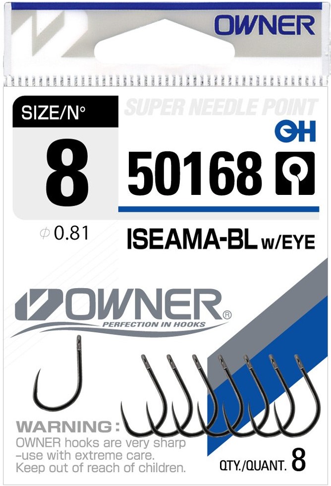 Owner háček s očkem 50168 - velikost 1 / 4 ks