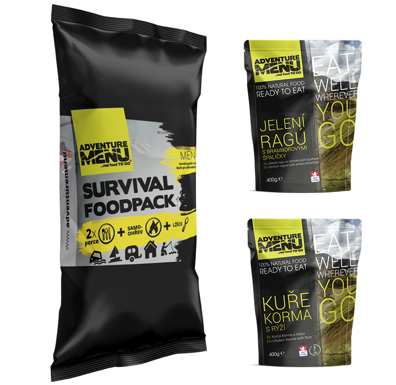 Adventure menu survival food pack menu 4
