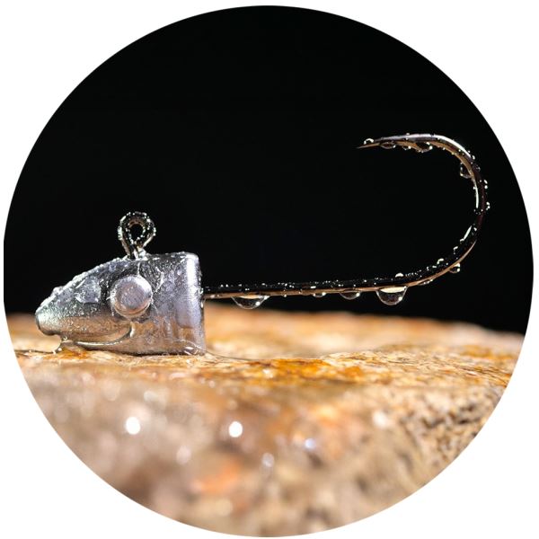 RedBass Jigová Hlavička Bullet Sickle 5 ks 7/0