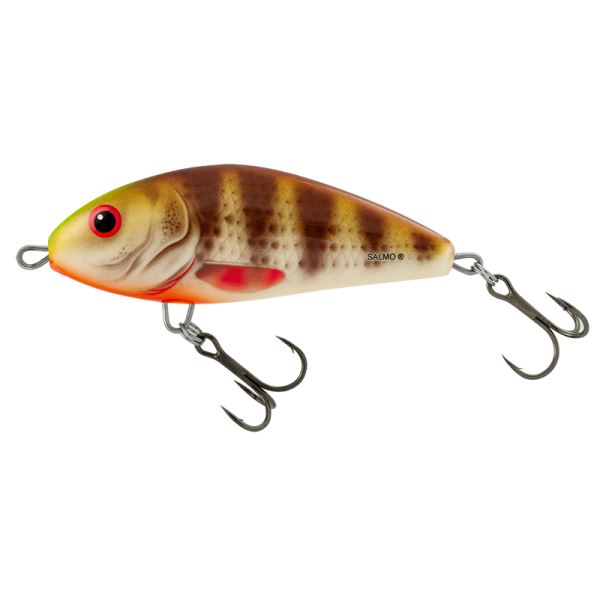 Salmo Wobler Fatso Floating Spotted Brown Perch