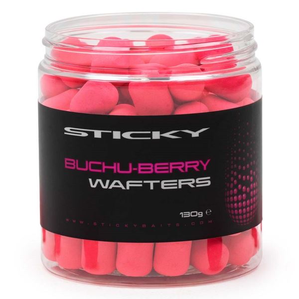 Sticky Baits Neutrálně Vyvážené Boilie Buchu Berry Wafters 130 g