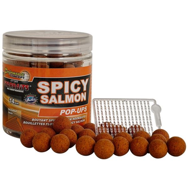 Starbaits Plovoucí Boilie Pop Up Spicy Salmon