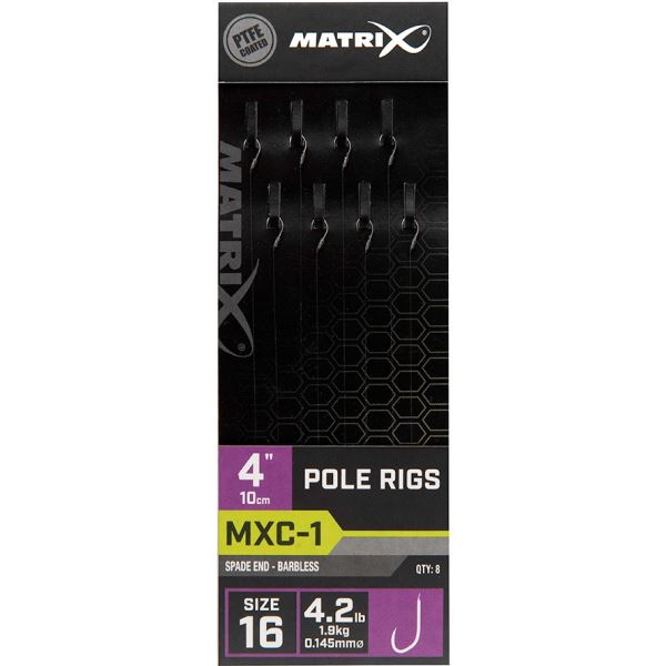 Matrix Návazec MXC-1 Pole Rig Barbless 10 cm