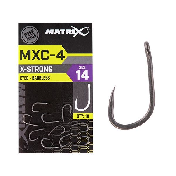 Matrix Háčky MXC-4 Barbless Eyed 10 ks