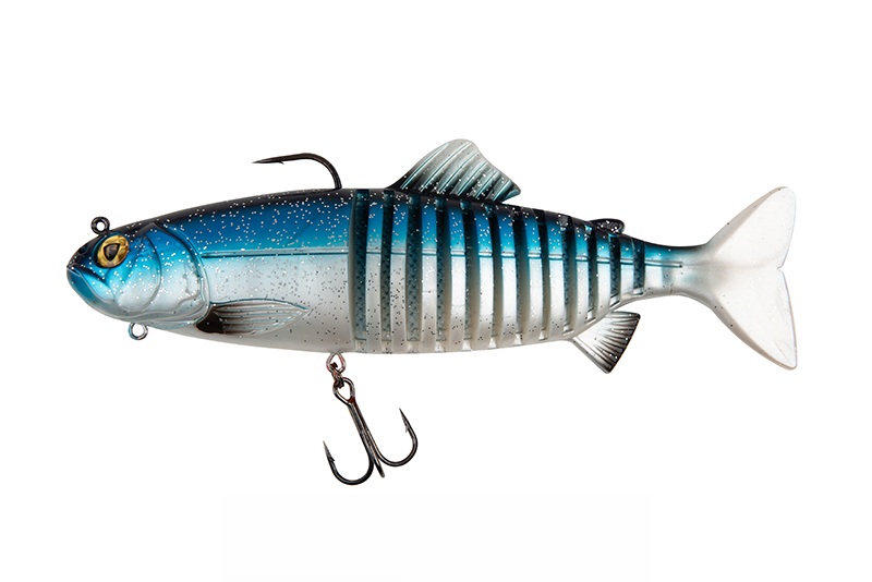 Levně Fox rage gumová nástraha jointed replicants blue shiner uv - 32 cm
