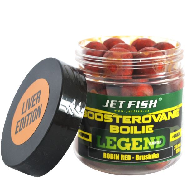 Jet Fish boosterované boilie robin red + A.C. brusinka 120 g 20 mm Limited edition