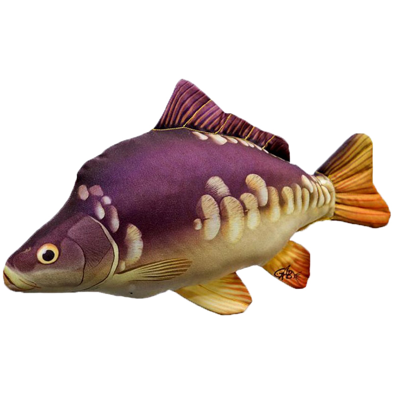 Levně Gaby plyšová ryba kapr lysec mini 36 cm