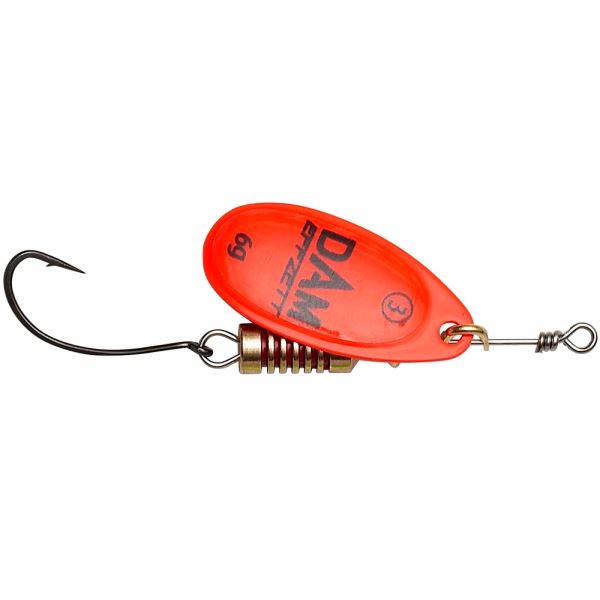 Dam Třpytka Effzett Spinner With Single Hooks Sinking Red