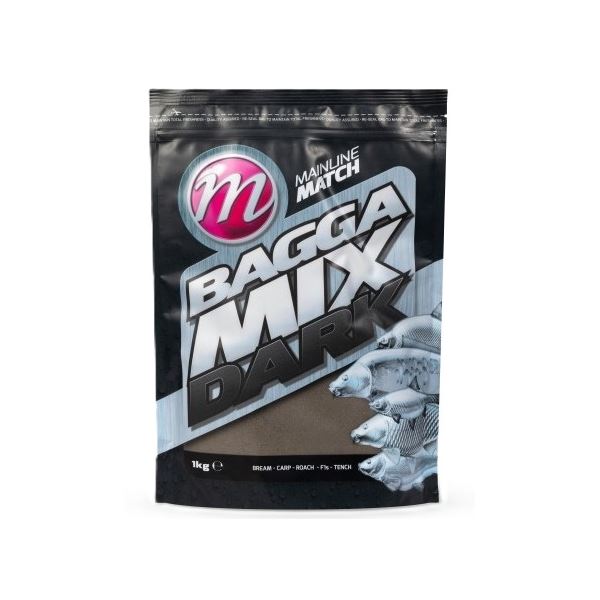 Mainline Krmítková Směs Bagga Mix Dark Groundbait 1 kg