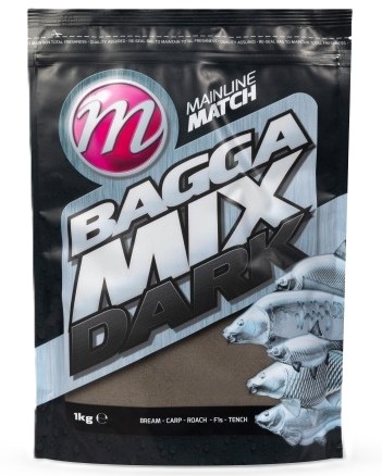 Levně Mainline krmítková směs bagga mix dark groundbait 1 kg