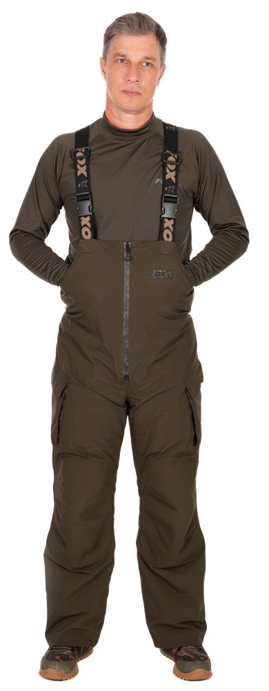 Fox kalhoty khaki sherpa tec sallopettes - xxl