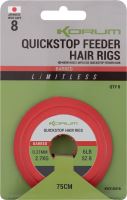 Korum Návazec Limitless Quickstop Feeder Hair Rigs 8 ks 75 cm (2)