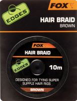 Fox Návazcová Šňůrka Edges Hair Braid Brown 10 m