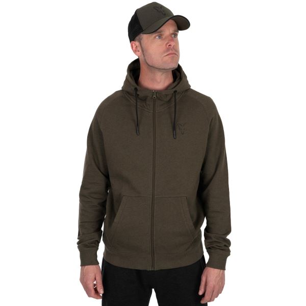 Fox Mikina Collection Lightweight Hoodie Green Black