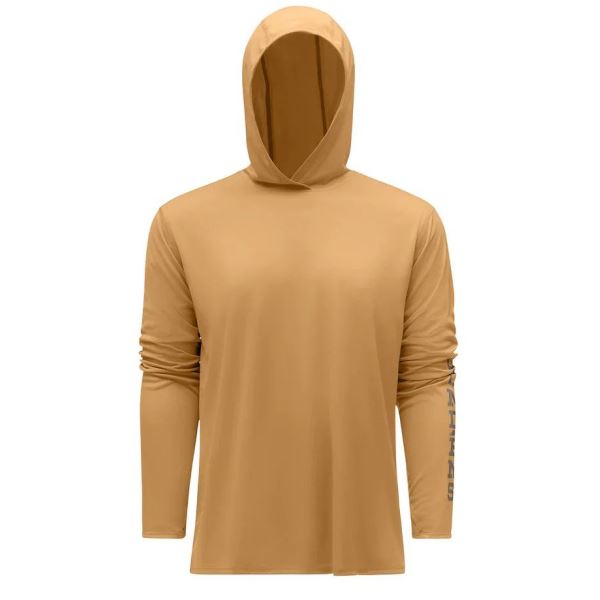 Grundéns Funkční UV Mikina Tough Sun Hoodie Whiskey