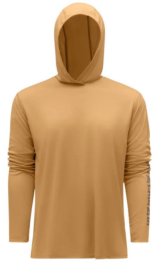 Grundéns funkční uv mikina tough sun hoodie whiskey - xxl