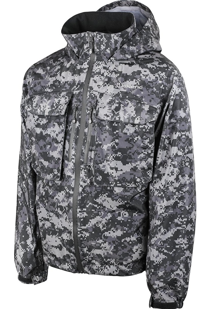 Kinetic bunda camorush jacket grey camo - xxl