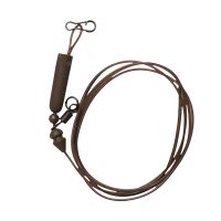 Korda Koncová Montáž Dark Matter Leader Size 8 Ring Swivel 40 lb 1 m (4)