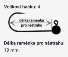 RedBass Jigová Hlavička Sickle 5 ks 4 (2)