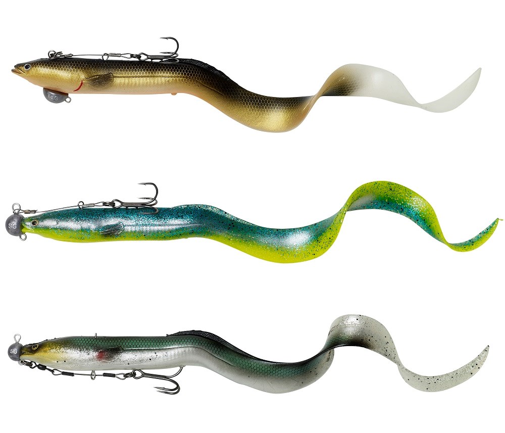 Savage Gear Gumová Nástraha 3D Real Eel Bulk Dirty Eel (2)