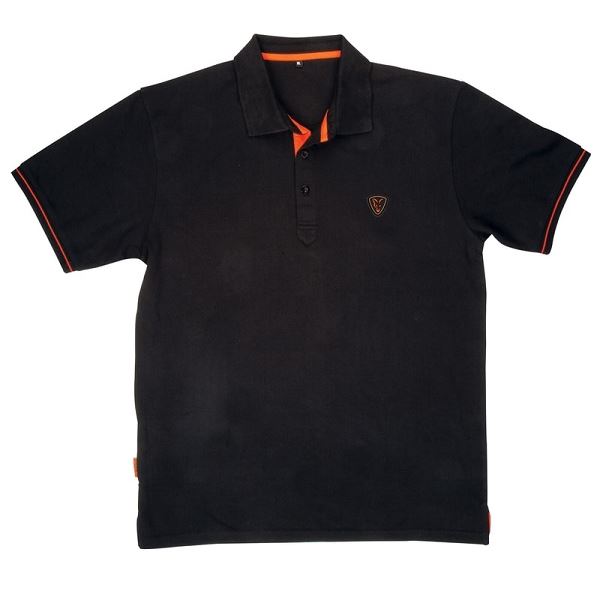 Fox Polokošile Black Orange Polo Shirt