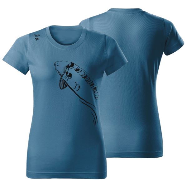 Giants Fishing Tričko Dámské Plavající Kapr Modré