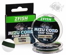 Zfish Šňůrka MizuCord Carp Braid Line 10 m - 0,23 mm 17,19 kg