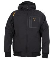 Fox Mikina Collection black/orange shell hoody (1)