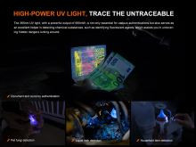 Fenix Nabíjecí Baterka UV E06R Tyrkysová (8)